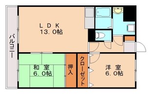 キャッスル川久保の物件間取画像